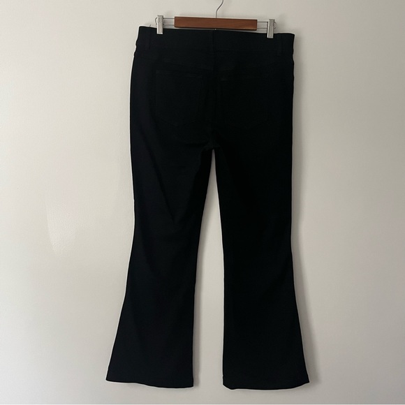 Spanx Flare Jeans Clean Black Pull On Slimming Classic XL Petite - Picture 5 of 10